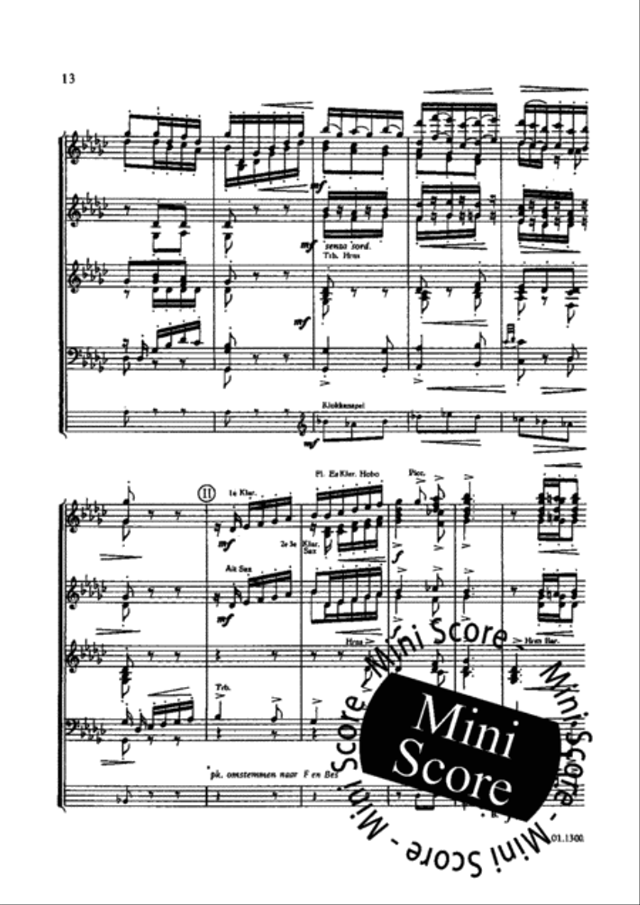 Spaans Nederlandse Dans Concert Band scores gallery preview page 16
