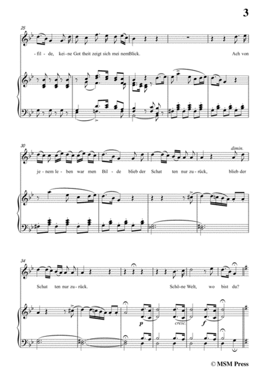 Schubert-Die Götter Griechenlands(The Gods of Greece), D.677,in g minor,for Voice&Piano image number null