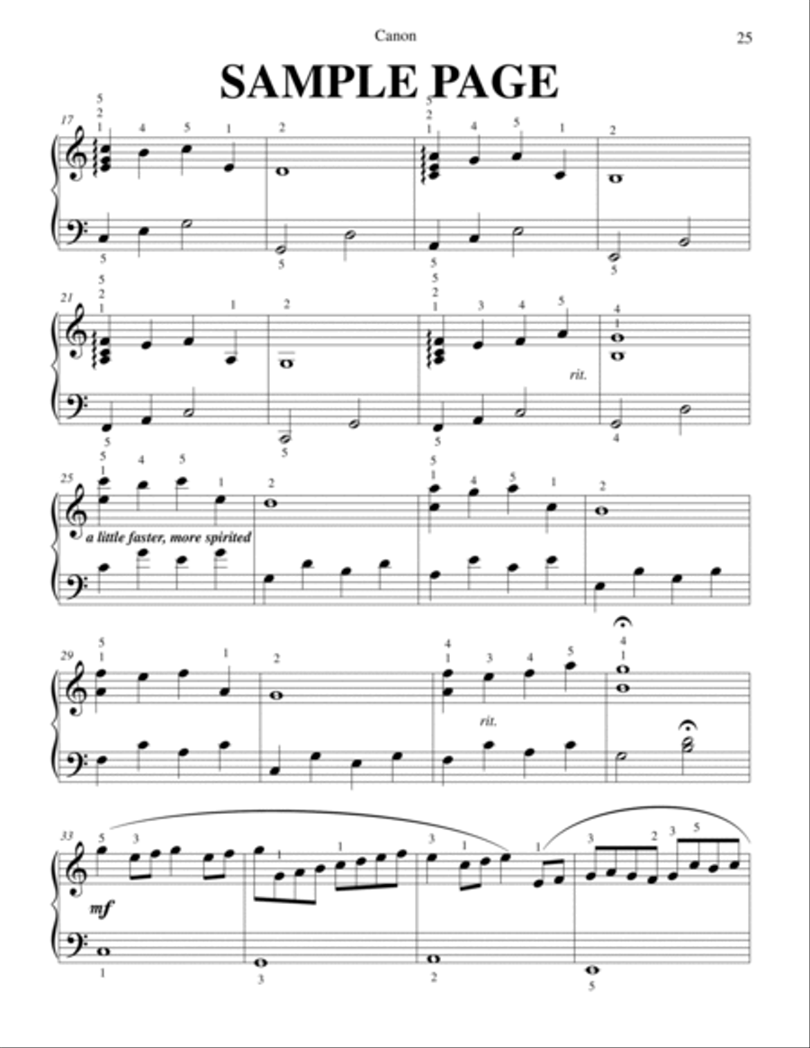 Classical Piano Gems Piano Solo scores gallery preview page 5