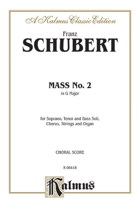 Book cover for Mass No. 2 in G Major