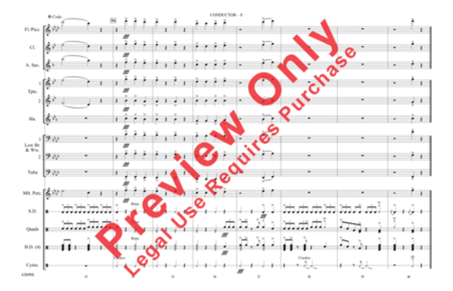 This Is How We Do Marching Band scores gallery preview page 9