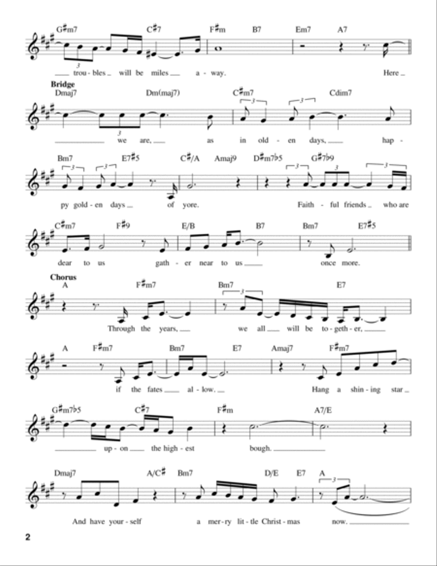 Have Yourself A Merry Little Christmas Voice scores gallery preview page 2