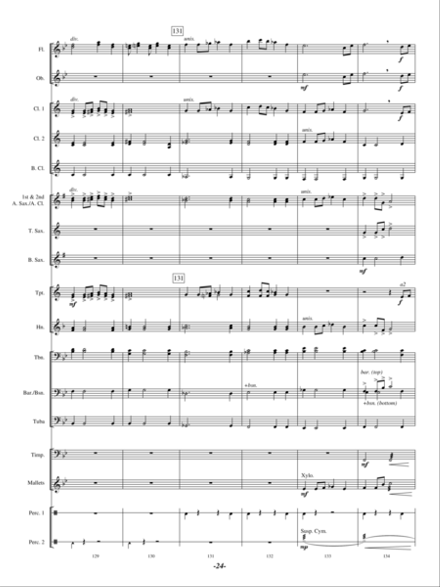 Whispering Ridge Whispering Ridge Concert Band scores gallery preview page 23