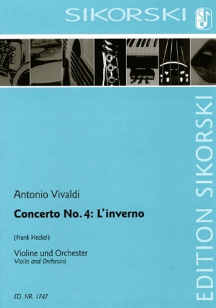 Concerto No. 4: L'inverno Op. 8/4