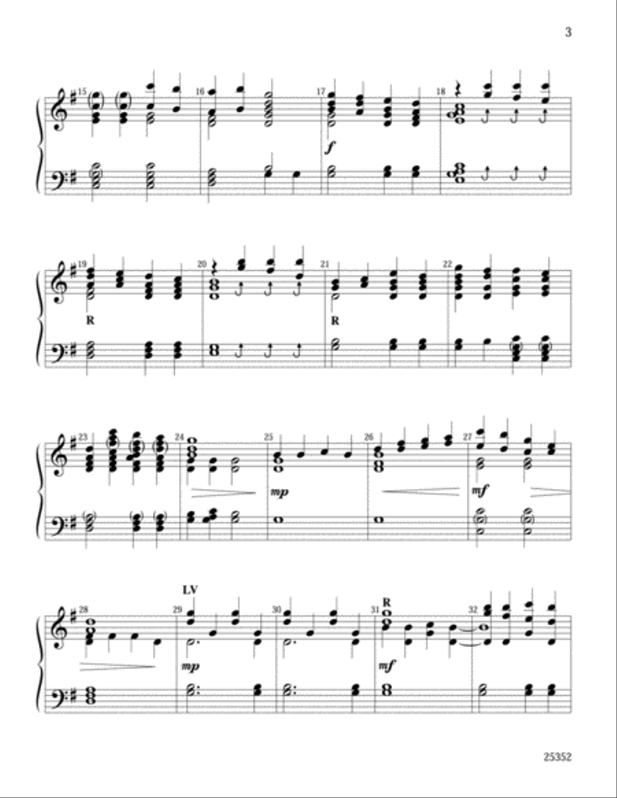 I Surrender All Handbell Choir scores gallery preview page 3