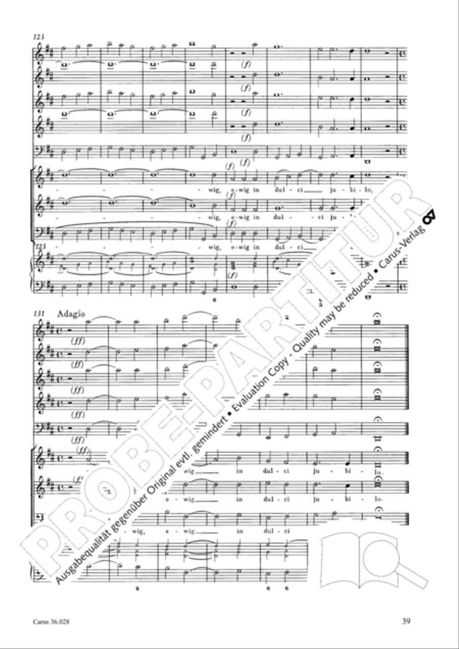 Wake, o wake and hear the voices 3-Part scores gallery preview page 39