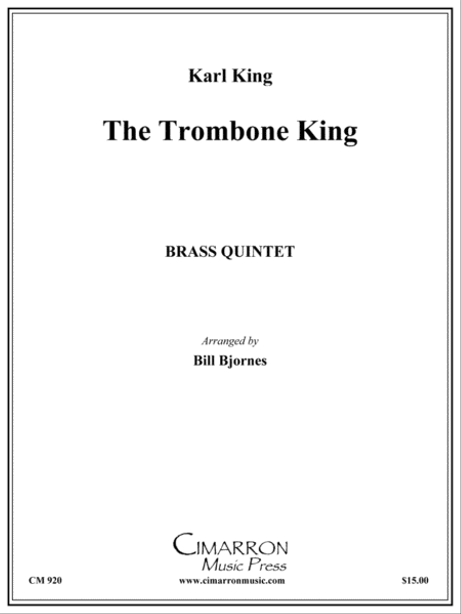 Trombone King Brass Quintet scores gallery preview page 1