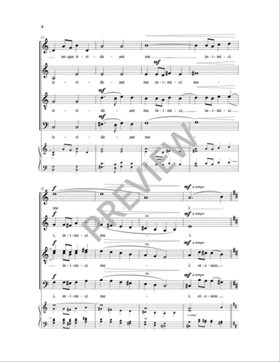 Four Motets for Advent Four Motets for Advent 4-Part scores gallery preview page 2