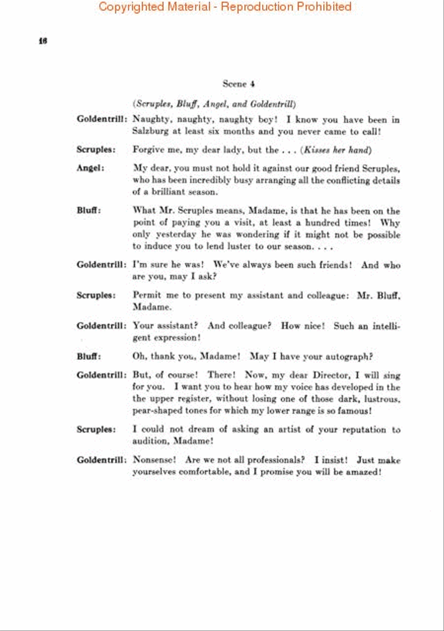 The Impresario The Impresario Voice scores gallery preview page 2