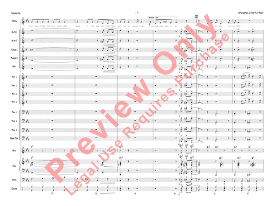 Straighten Up and Fly Right Jazz Ensemble scores gallery preview page 10