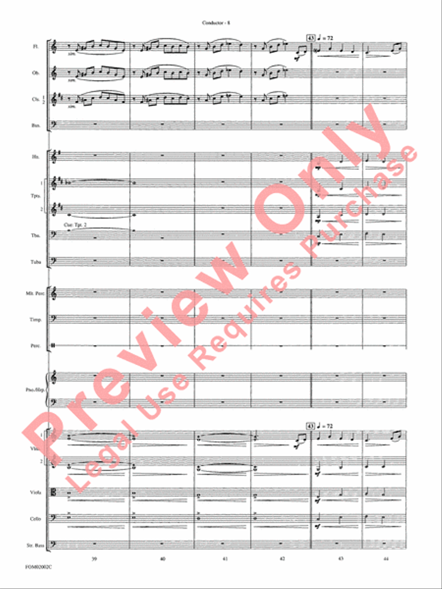 The Lord of the Rings - The Fellowship of the Ring Full Orchestra scores gallery preview page 11