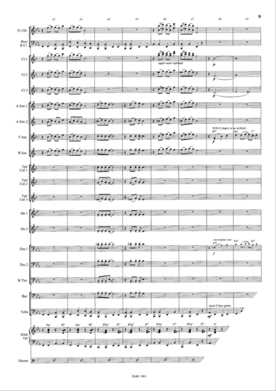 Fascinating Rhythm Fascinating Rhythm Concert Band scores gallery preview page 10
