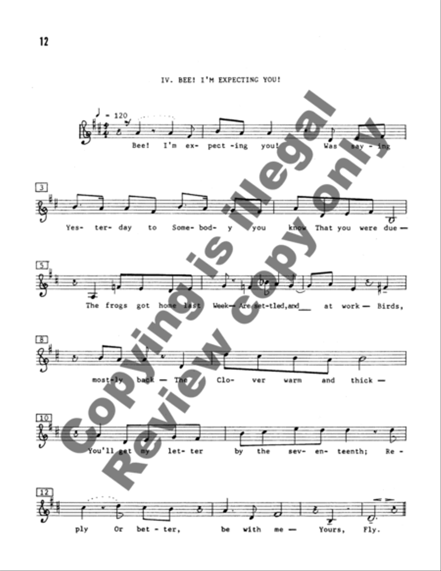 Down an Amherst Path Down an Amherst Path TTBB scores gallery preview page 12