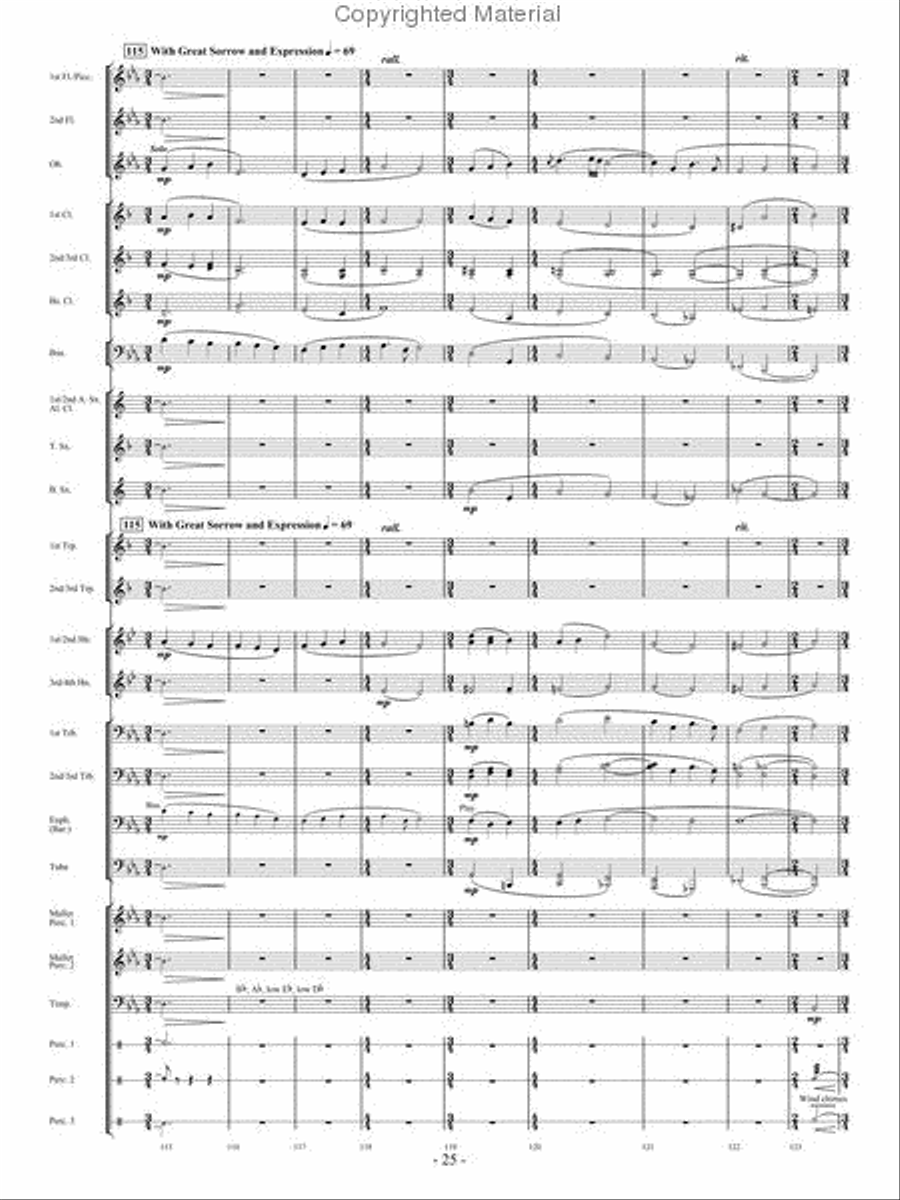 From the Eye of the Storm Concert Band scores gallery preview page 24