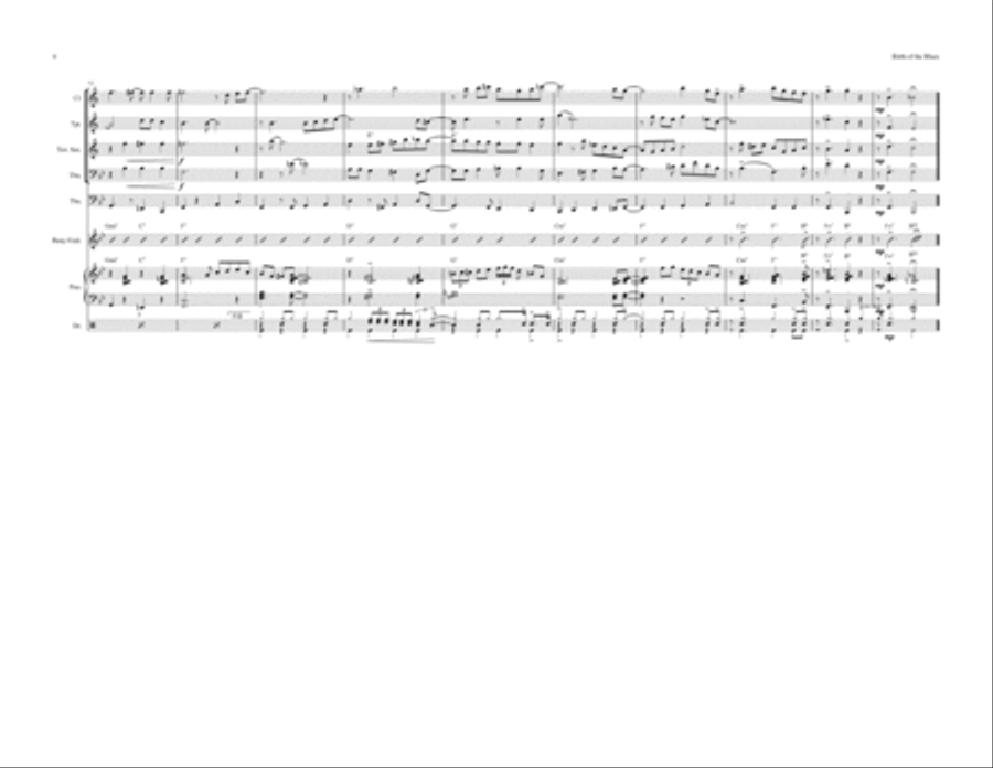 The Birth Of The Blues Large Ensemble scores gallery preview page 4