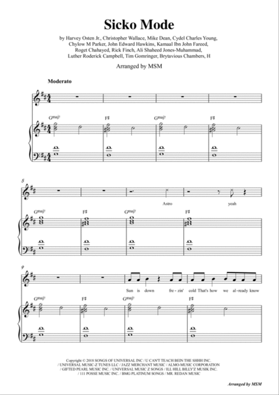 Travis Scott Voice scores gallery preview page 3