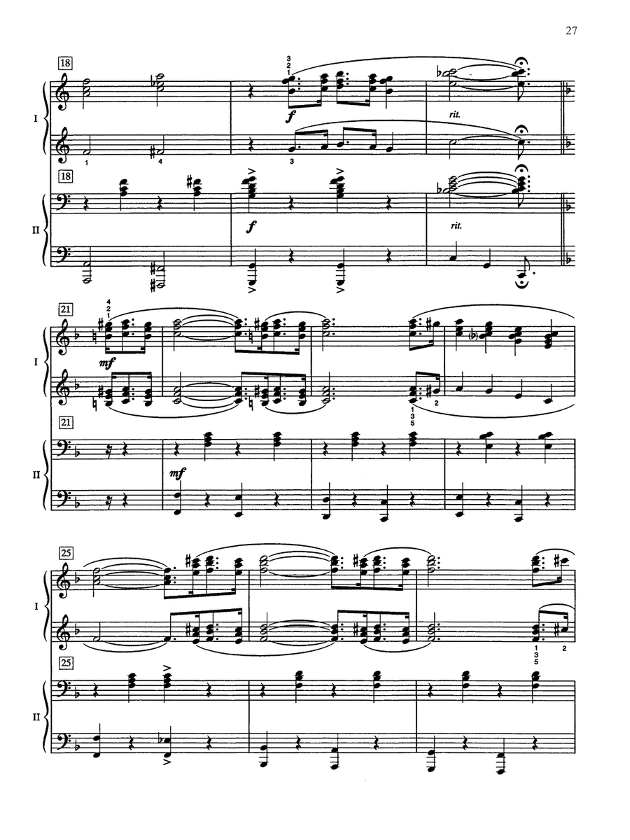 Alexander's Ragtime Band - Piano Duo (2 Pianos, 4 Hands) Piano Duet scores gallery preview page 3