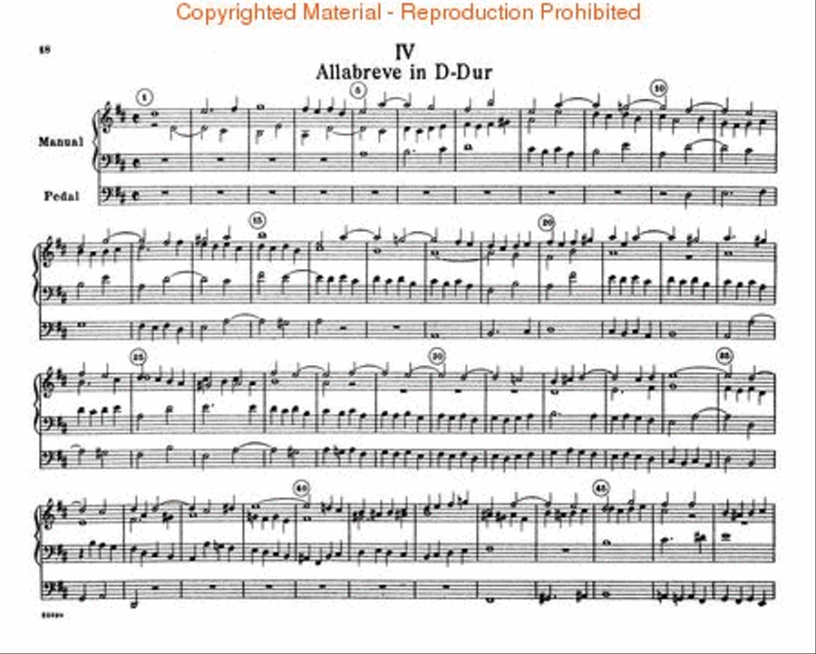 Volume 1: Preludes and Fugues - Youthful Period Organ scores gallery preview page 3