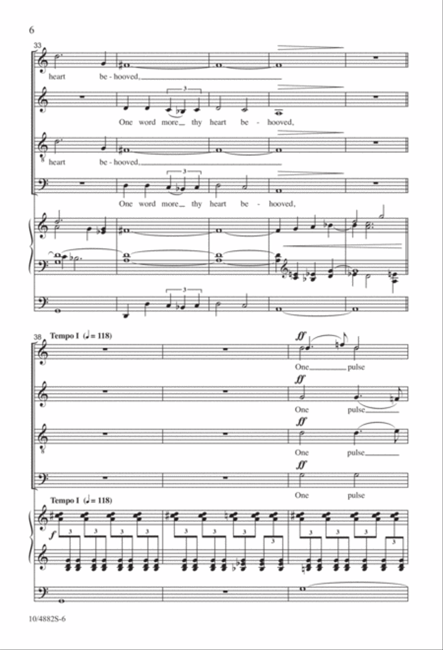 Give All to Love 4-Part scores gallery preview page 6