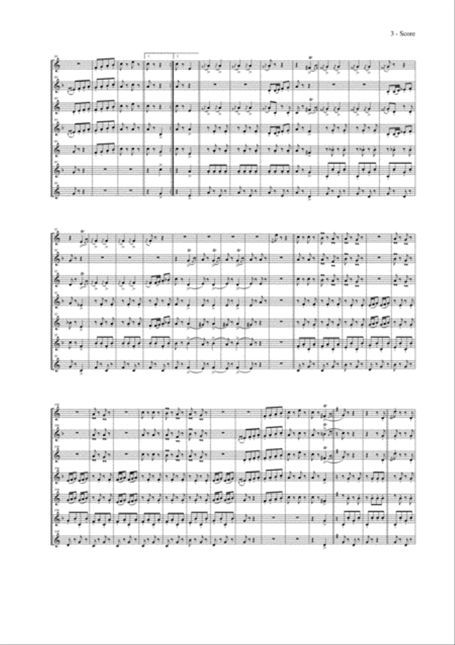 Tritsch-Tratsch-Polka Small Ensemble scores gallery preview page 5