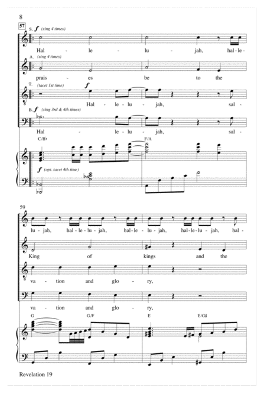 Revelation 19 Choir scores gallery preview page 8