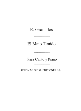 Book cover for El Majo Timido From Coleccion De Tonadillas