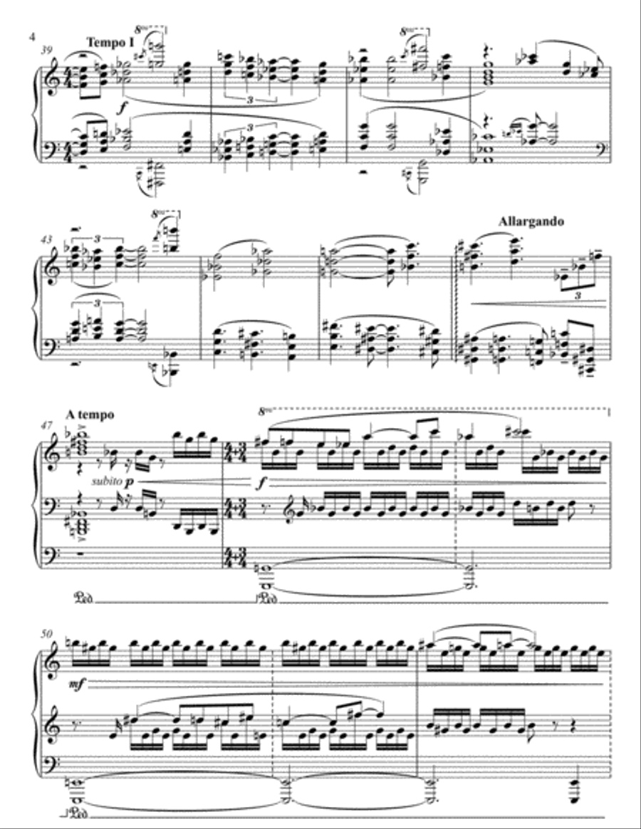 Sonatina for piano Sonatina for piano Piano Solo scores gallery preview page 4