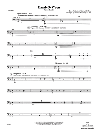 Band-O-Ween: Timpani