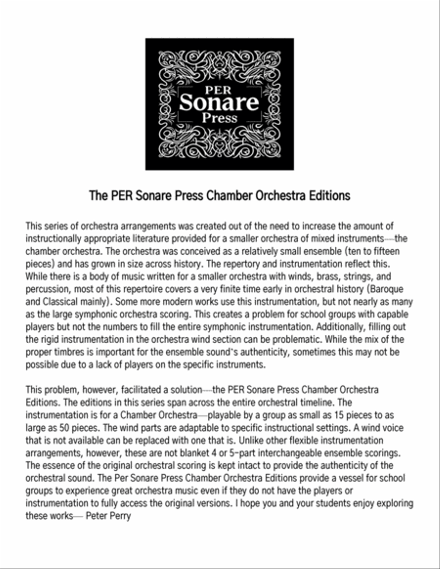 POMP & CIRCUMSTANCE POMP & CIRCUMSTANCE Chamber Orchestra scores gallery preview page 2