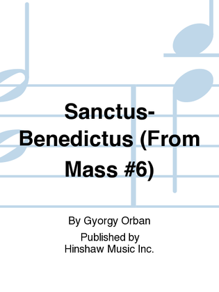 Book cover for Sanctus-Benedictus (From Mass #6)