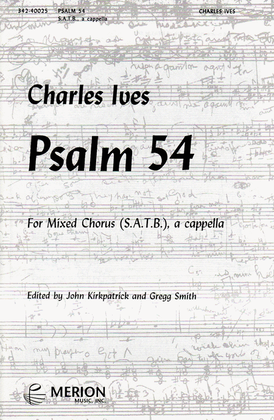 Book cover for Psalm 54