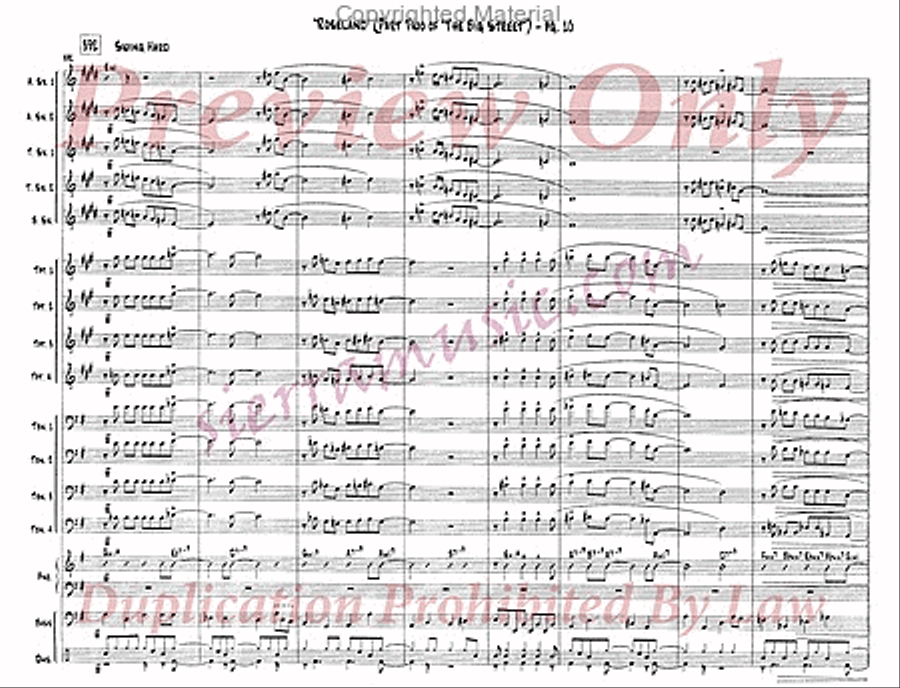 Roseland (MM2 The Big Street) Big Band scores gallery preview page 11