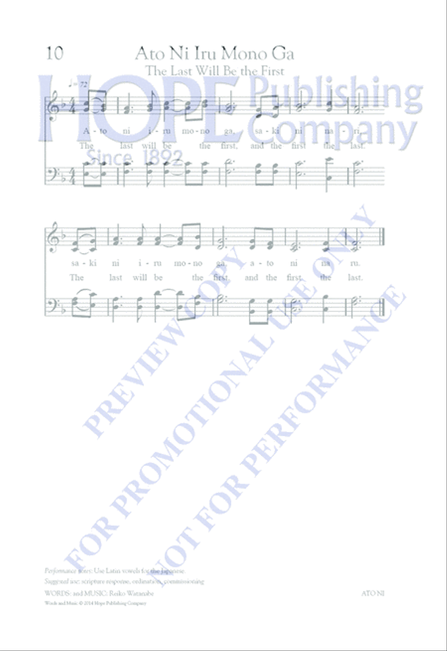 At Your Altars 4-Part scores gallery preview page 20