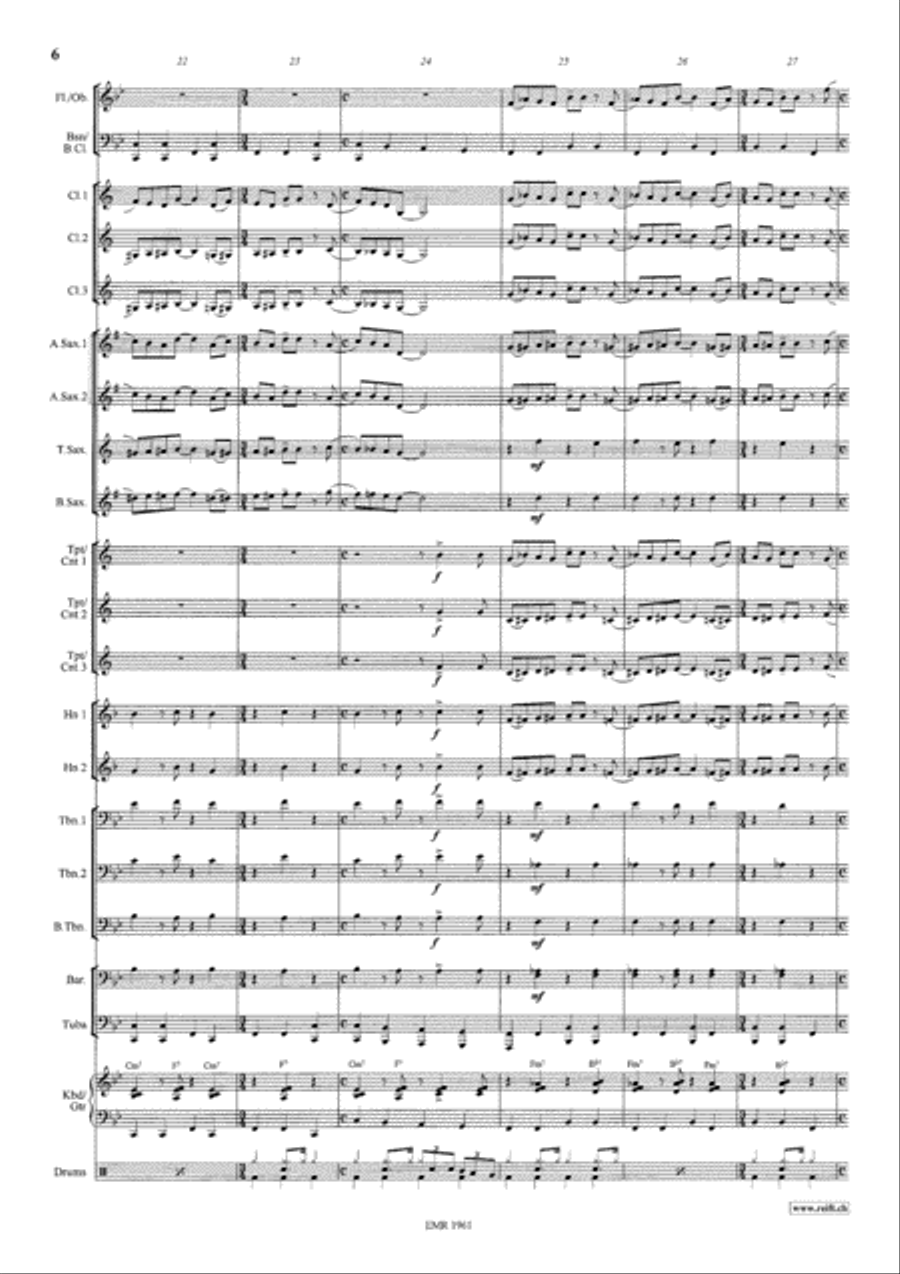 Fascinating Rhythm Concert Band scores gallery preview page 7