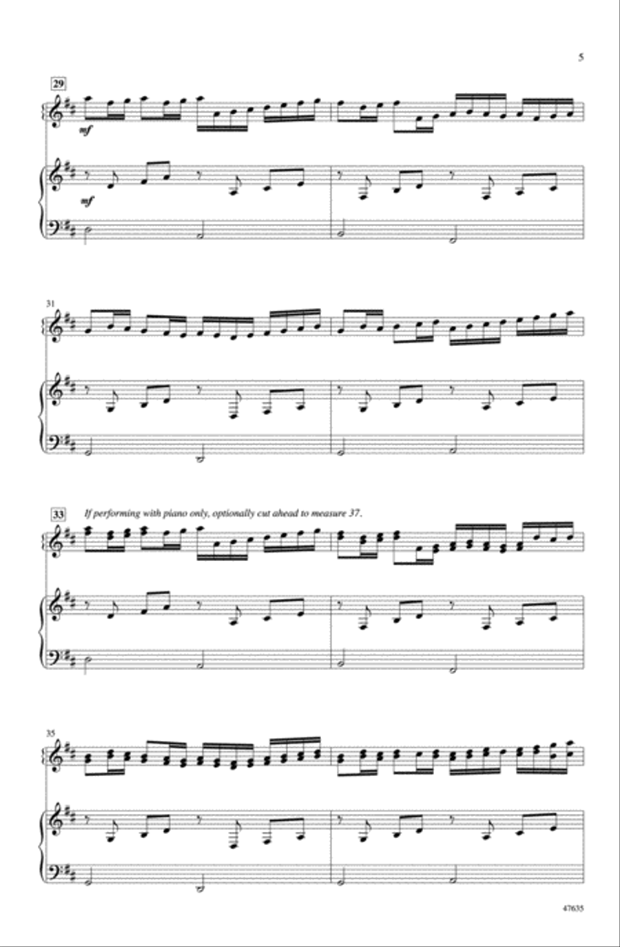 Christmas Canon Choir scores gallery preview page 3