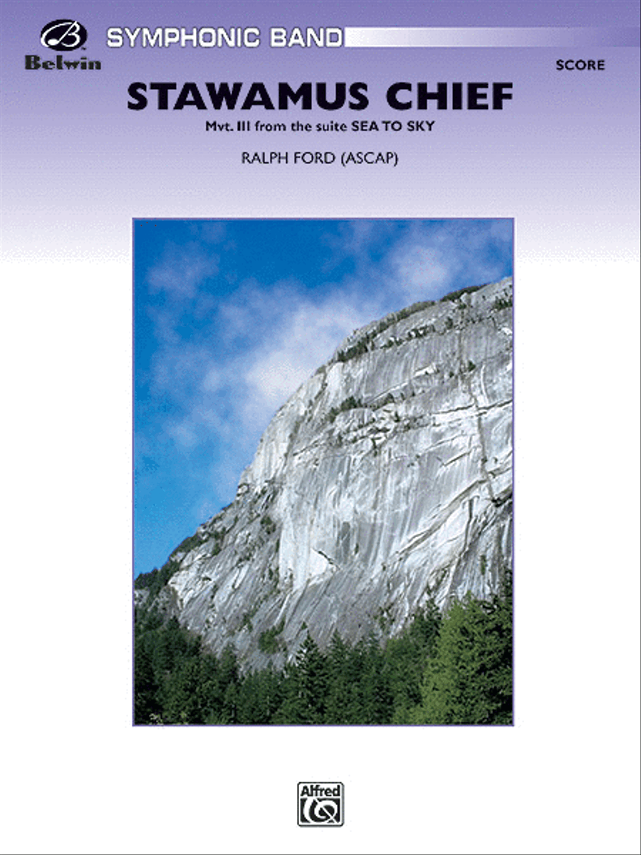 Stawamus Chief (score only) Concert Band scores gallery preview page 1