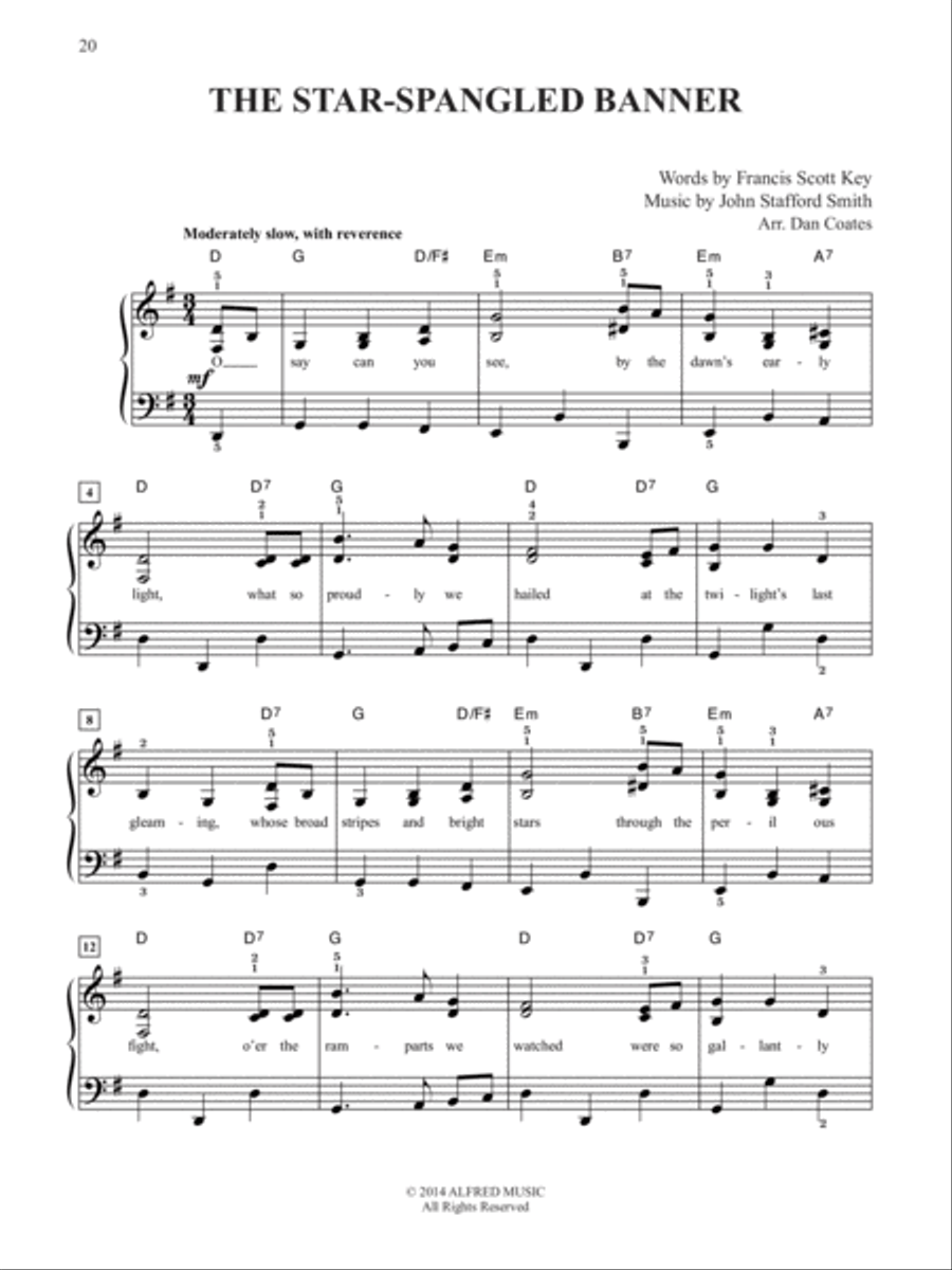 Top-Requested Patriotic Sheet Music Easy Piano scores gallery preview page 5