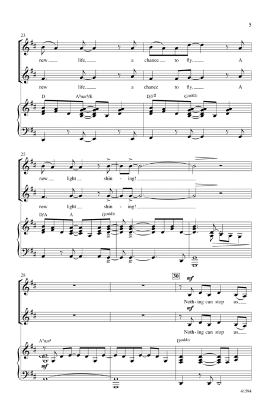 New Light Shining New Light Shining Choir scores gallery preview page 4