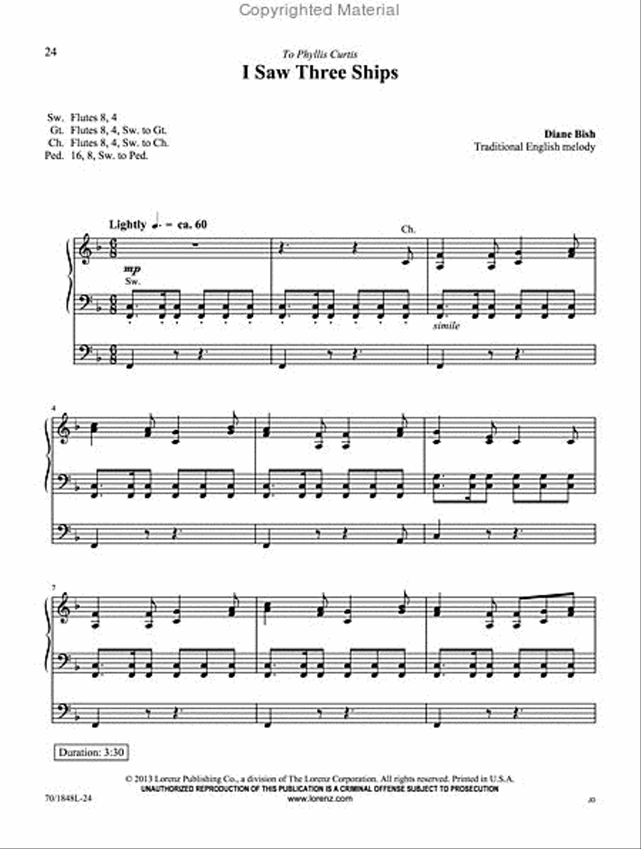 The Joy of Christmas Organ Solo scores gallery preview page 6
