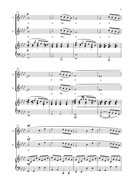 Vladimir Vavilov: « Giulio Caccini's » Ave Maria (SA & Piano with Solo Soprano) image number null