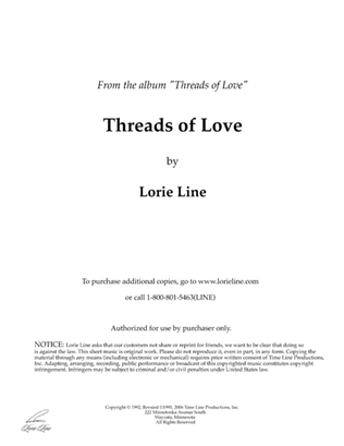 Book cover for Threads Of Love