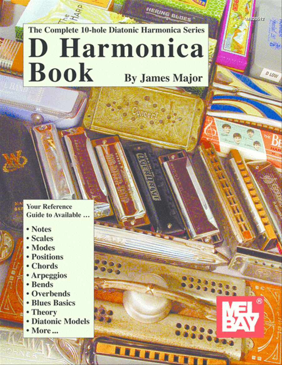 Complete 10-Hole Diatonic Harmonica Series: D Harmonica Book Harmonica scores gallery preview page 1
