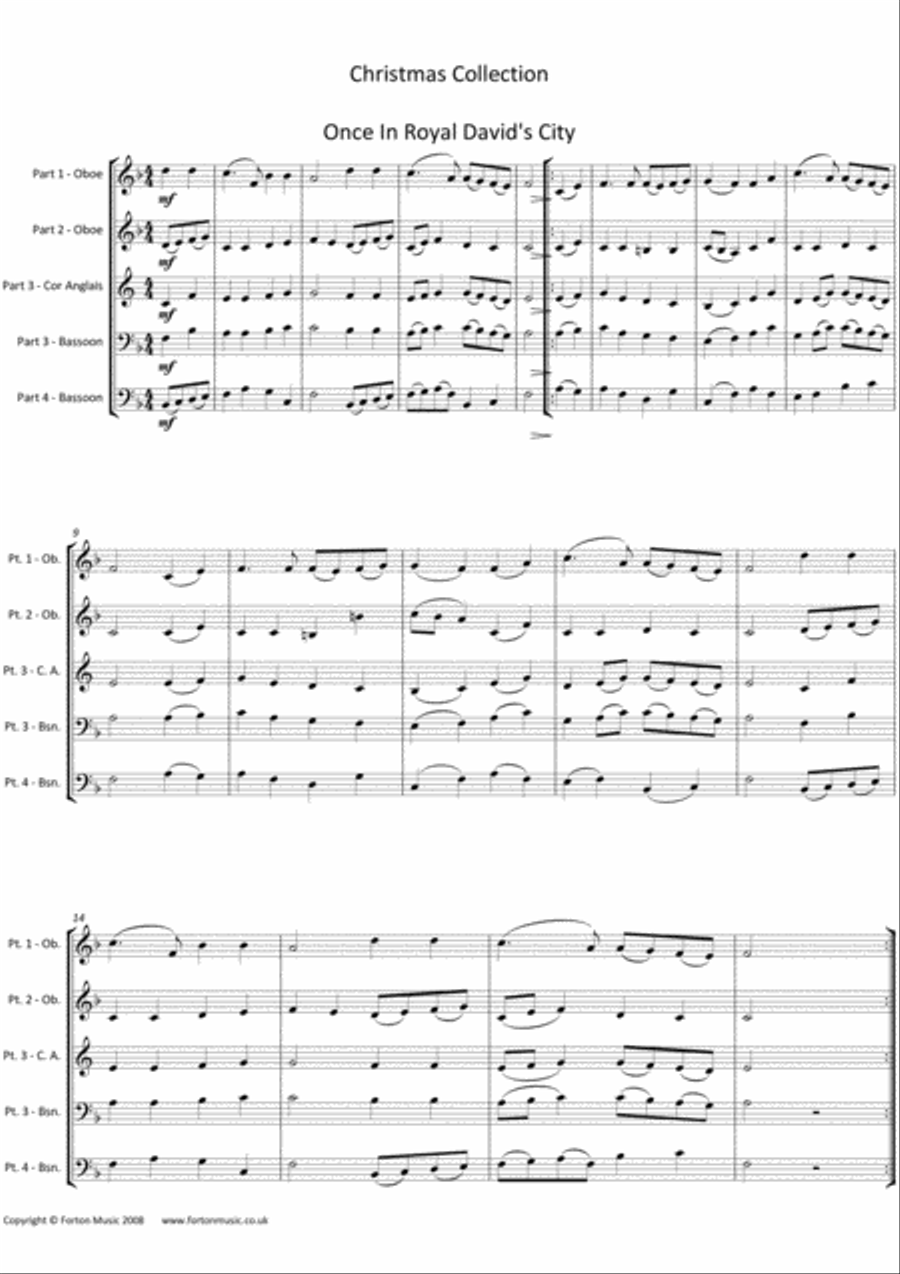 Christmas Collection Set of Parts scores gallery preview page 2
