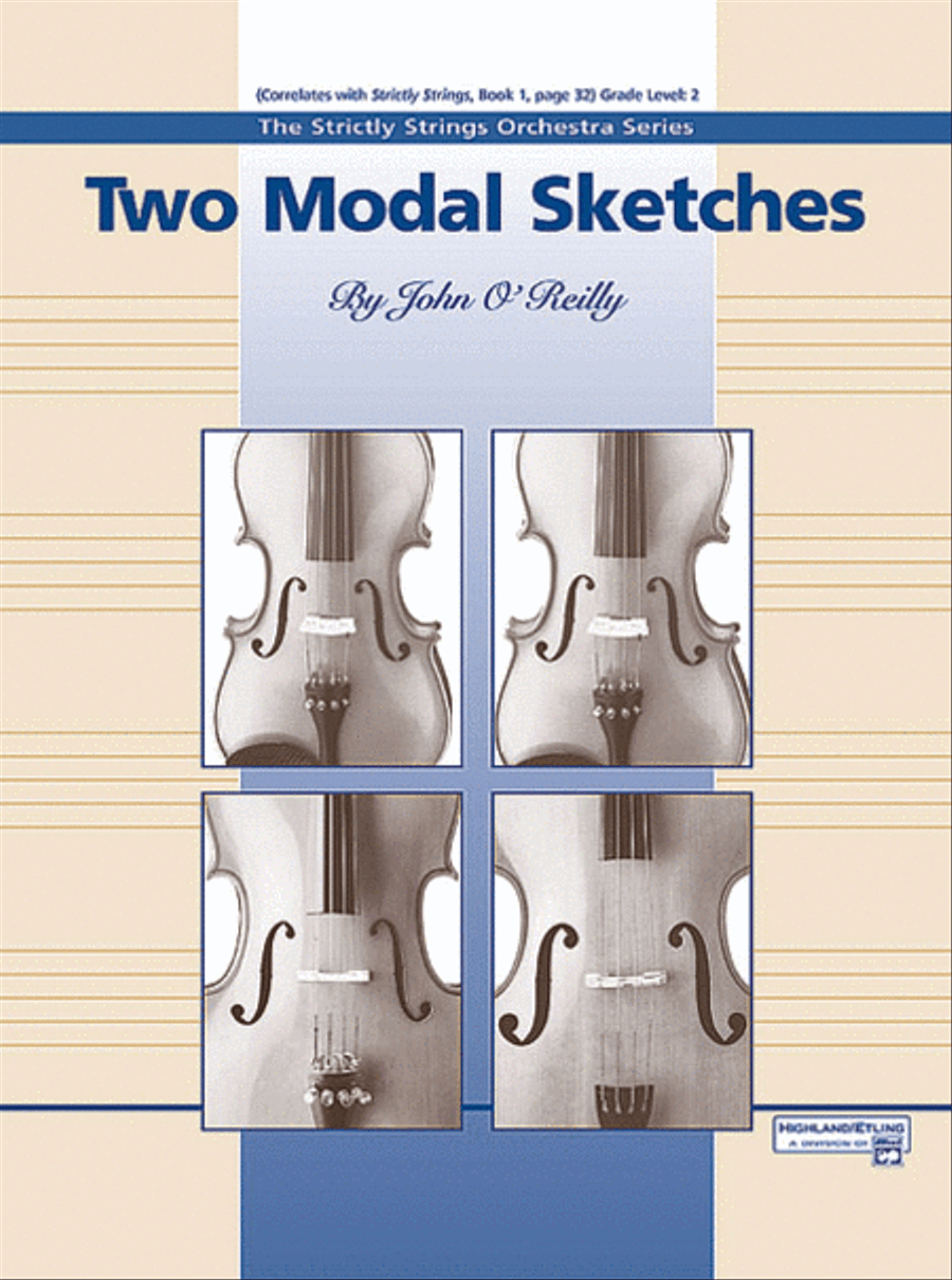 Two Modal Sketches String Orchestra scores gallery preview page 1