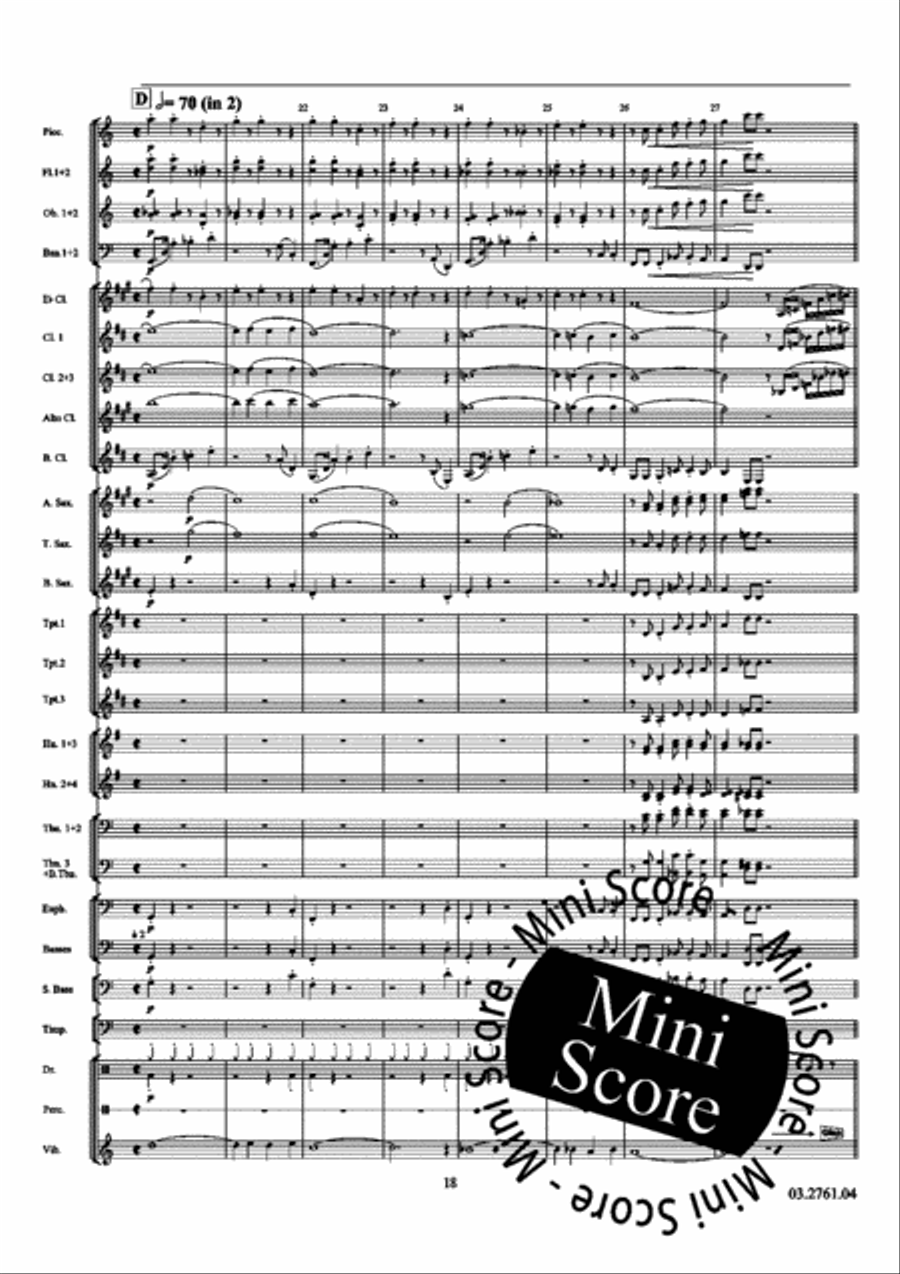All Blue All Blue Concert Band scores gallery preview page 24