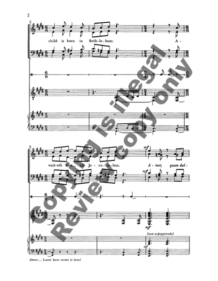 A Child is Born (Choral Score)