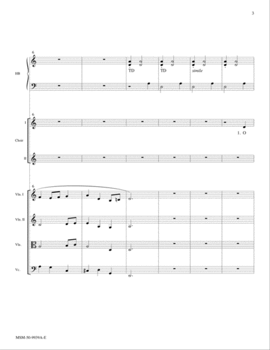 O Savior, Rend the Heavens Wide Choir scores gallery preview page 3