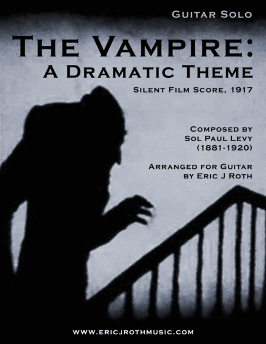 The Vampire: A Dramatic Theme Classical Guitar scores gallery preview page 1