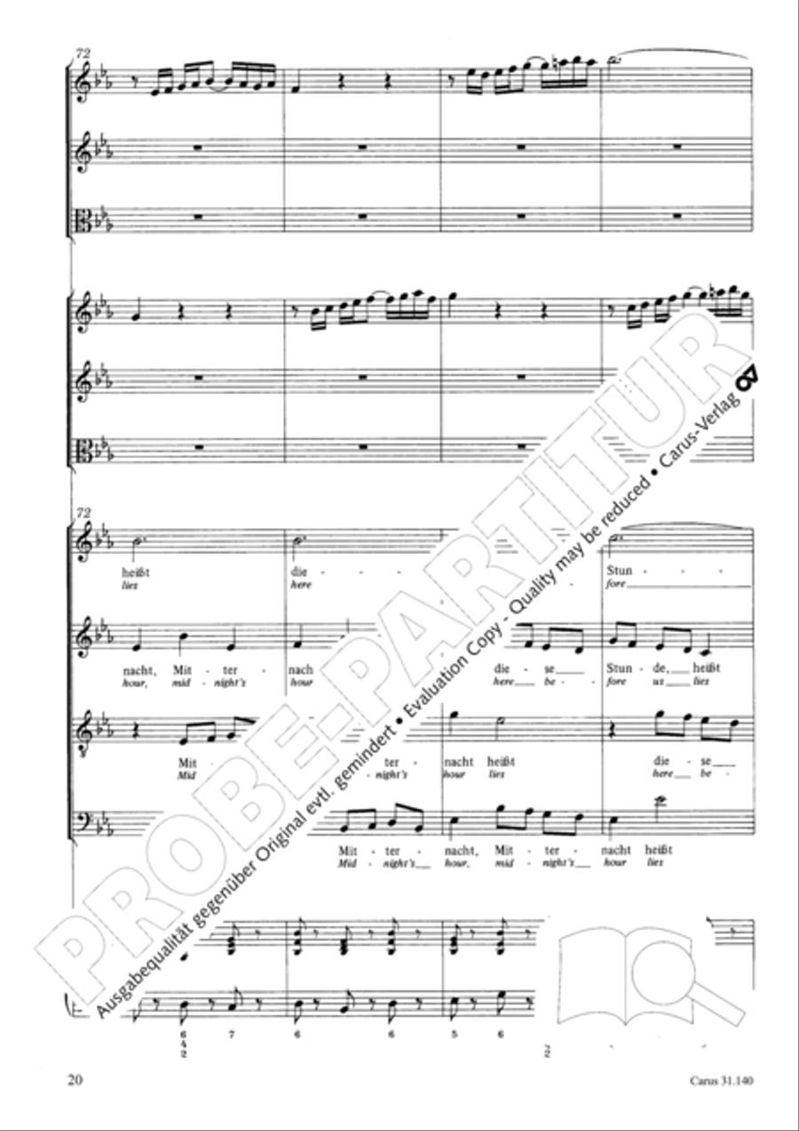 Wake, o wake and hear the voices STB scores gallery preview page 21