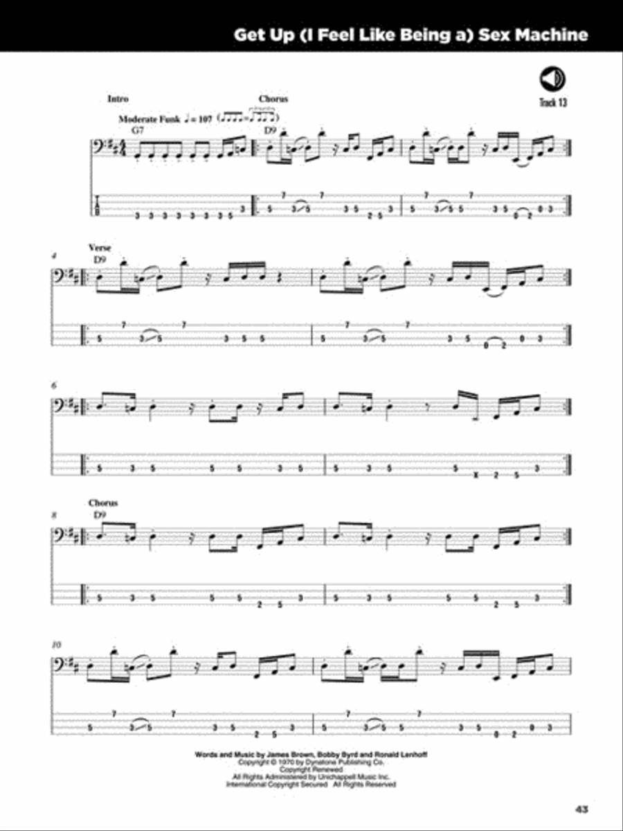 25 Great Bass Lines 25 Great Bass Lines Guitar Tablature scores gallery preview page 5